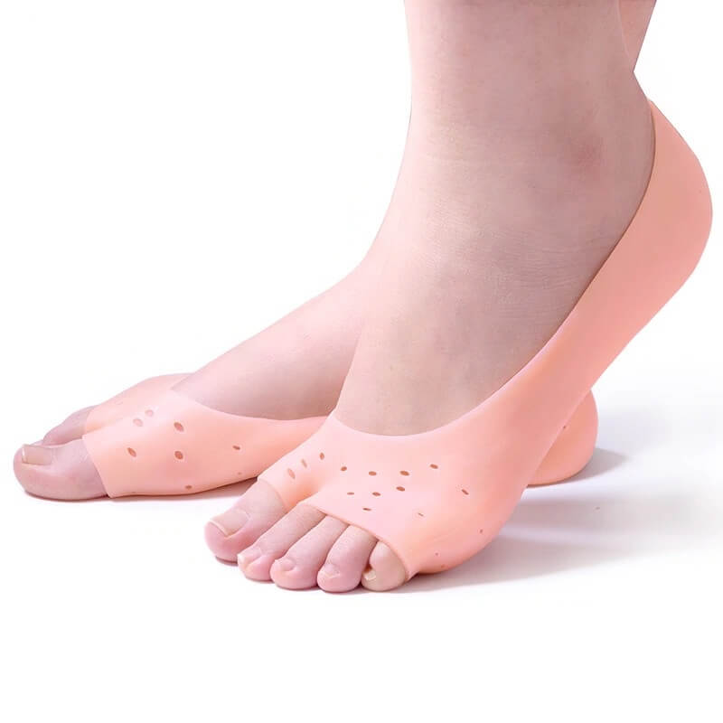 soft silicone moisturizing gel socks for foot