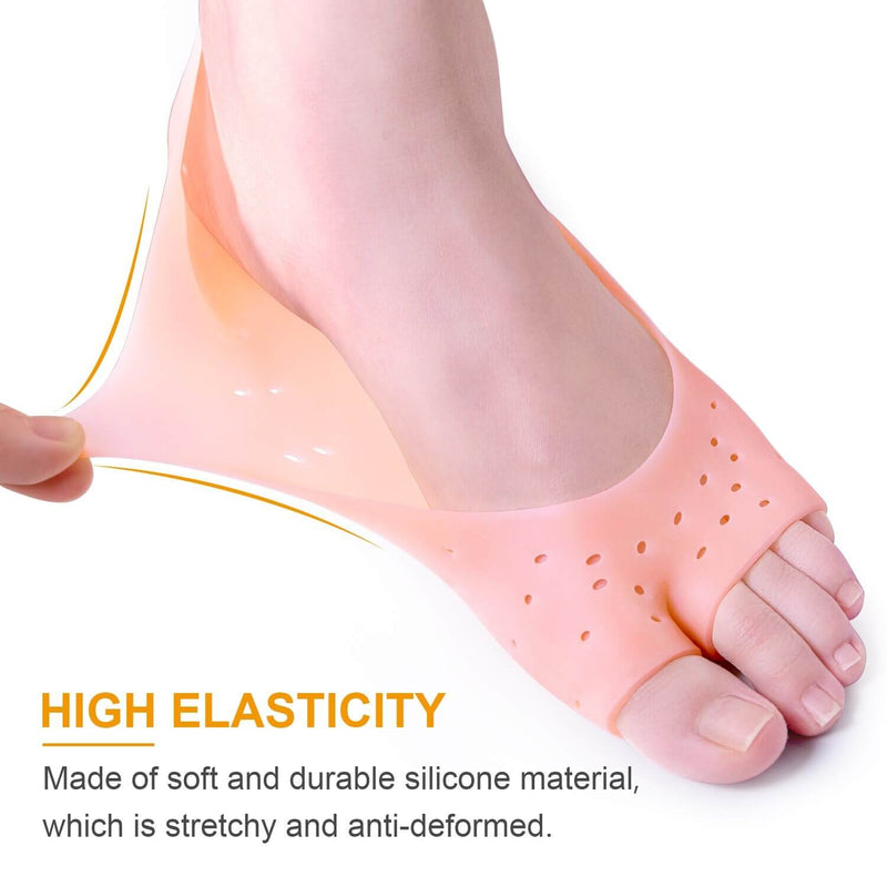 soft silicone moisturizing gel socks for foot