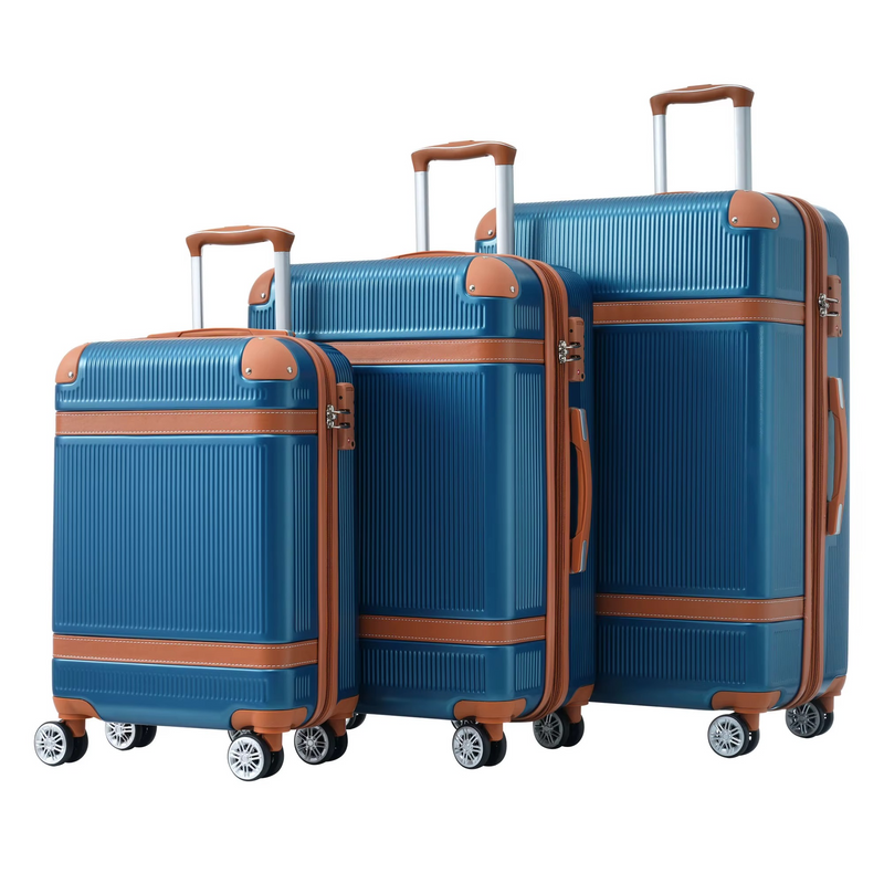 3-Piece Luggage Set 20'' 24'' 28'' – Spinner Wheels, TSA Lock & Durable Shell – Zella Mall™