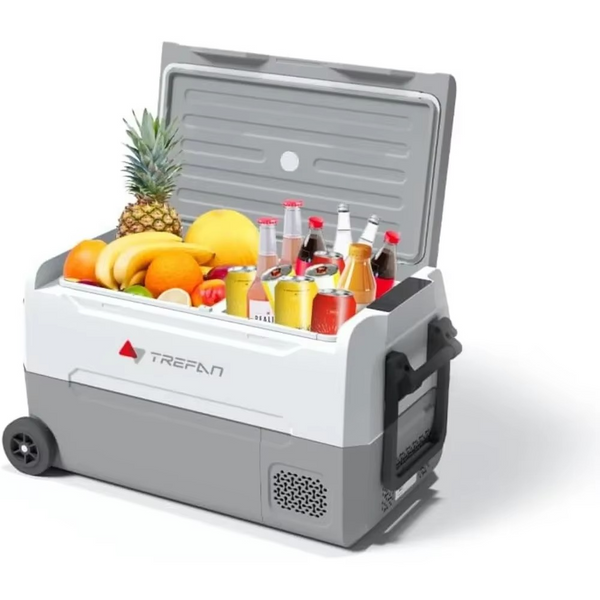 35L Electric Cooler – Portable Car Refrigerator -4°F to 68°F, 12V AC/DC for Camping & Travel – Zella Mall™