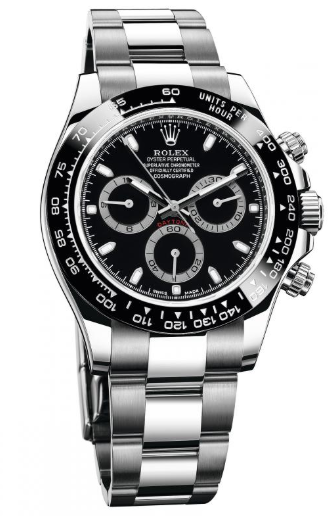 Daytona Cosmograph Black Background Men's Watch