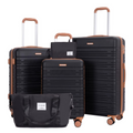 5-Piece Hard Shell Luggage Set with Double Spinner Wheels & TSA Lock – Zella Mall™