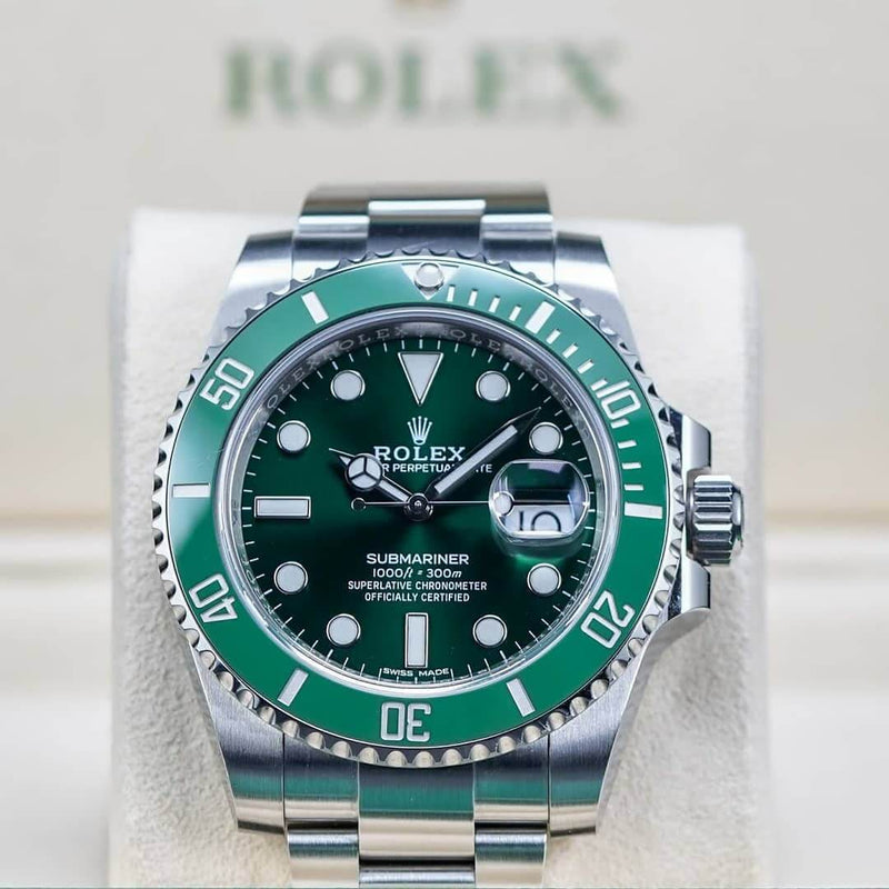 RLX Submariner Green "Hulk" 116610LV Men's Watch