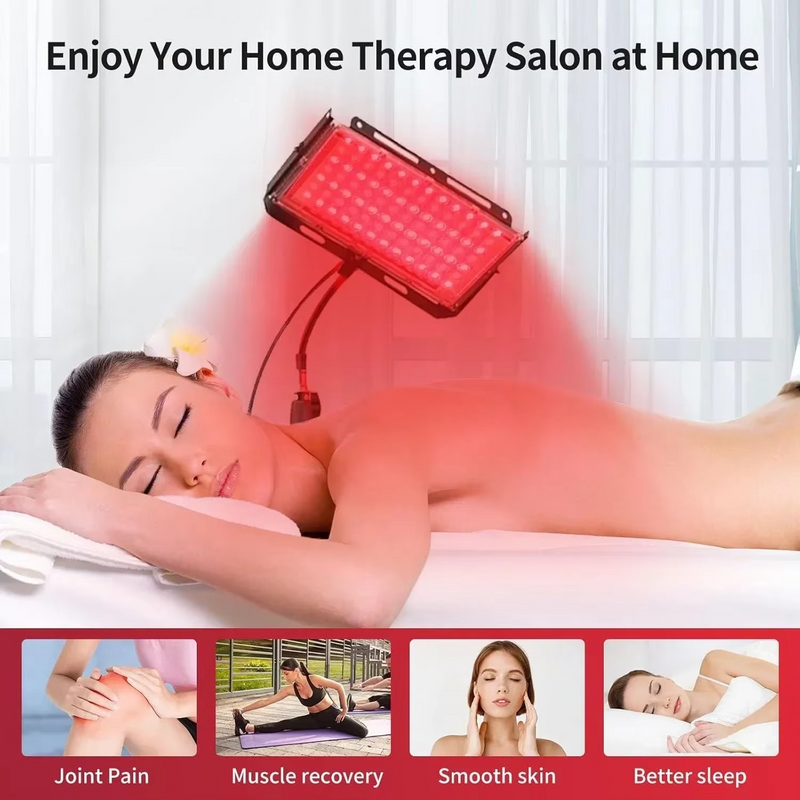 96 LED Red Light Therapy Lamp for Pain Relief & Skin Care – Zella Mall™