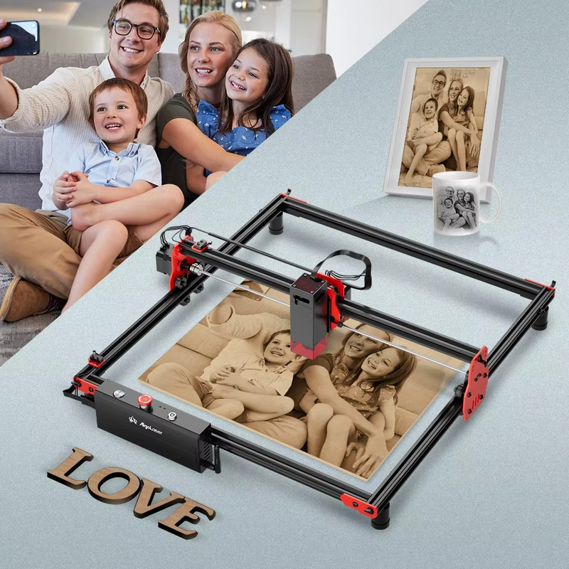 AlgoLaser DIY Laser Engraver Kit – 40×40cm CNC Cutter for Wood, Metal & Glass – Zella Mall™