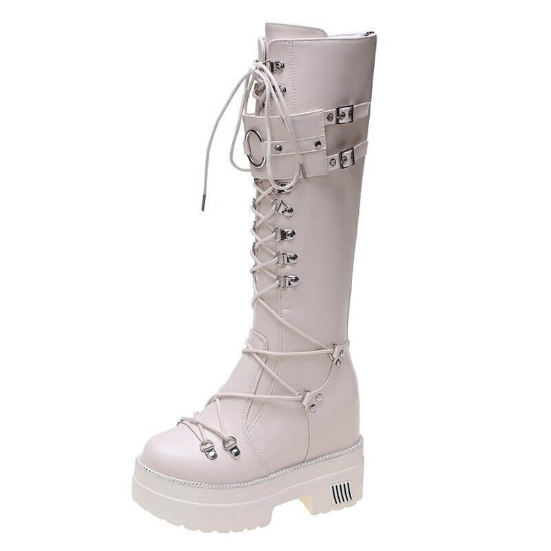 NASIK WEDGES HIGH HEELS BOOT FOR WOMEN - Zella Mall™™