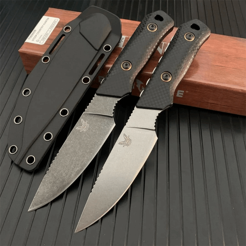 Benchmade 15600-01/15600OR Raghorn Steel Satin Knife camping hunt