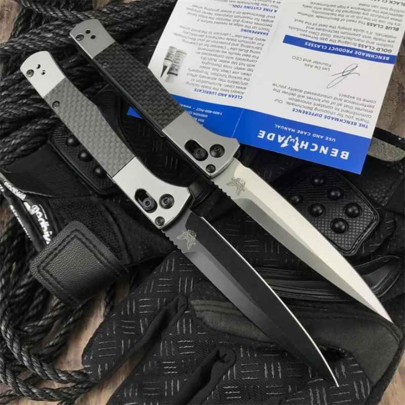 Benchmade 4170BK Knife S90V Black For Hunting Camping