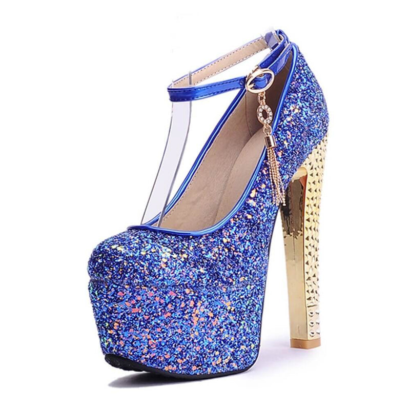 DORATASIA HIGH WIDE HEELS SHOE WOMEN - Zella Mall™