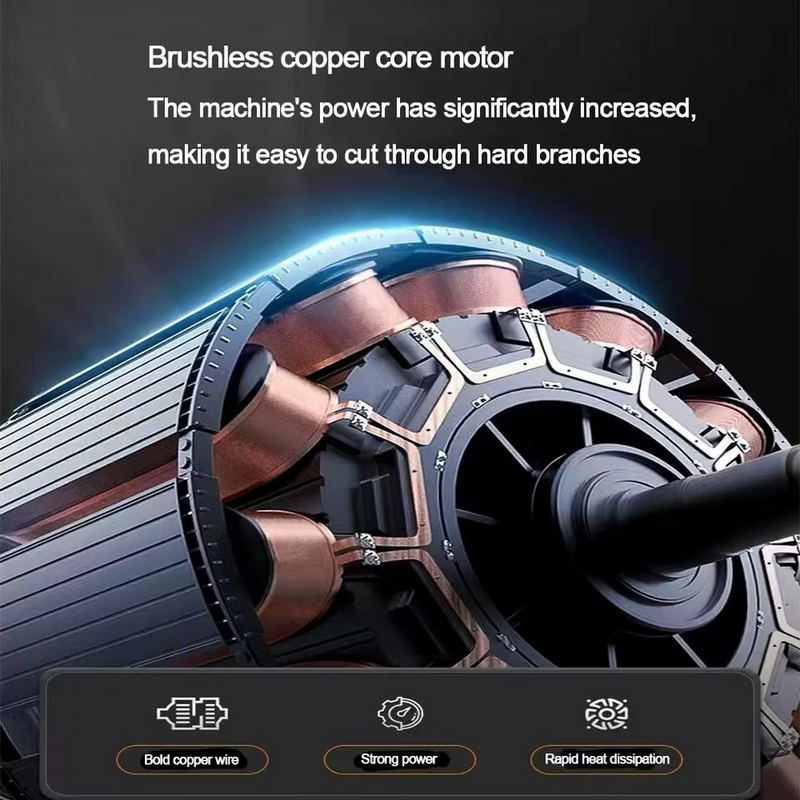 Cordless Brushless Pruner – LED Garden Shears for Milwaukee 18V Battery – Zella Mall™