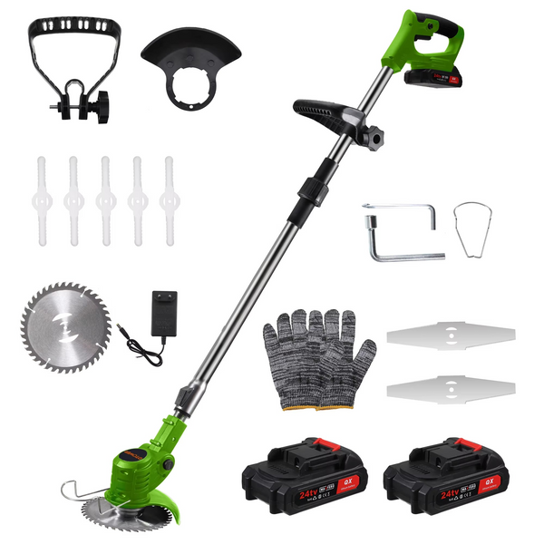 Cordless Electric Weed Eater – 21000RPM Brush Cutter for Lawn Pruning & Trimming – Zella Mall™