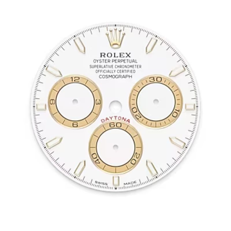 Cosmograph Daytona White Oyster, 40 mm, yellow gold