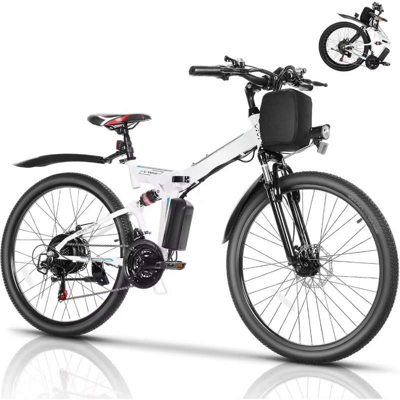 Electric Mountain Bike for Adults – 750W Motor, 48V Battery, 21-Speed, Up to 50 Miles – Zella Mall™
