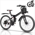 Electric Mountain Bike for Adults – 750W Motor, 48V Battery, 21-Speed, Up to 50 Miles – Zella Mall™