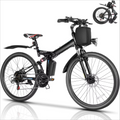 Electric Mountain Bike for Adults – 750W Motor, 48V Battery, 21-Speed, Up to 50 Miles – Zella Mall™