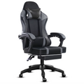 Ergonomic PU Leather Gaming Chair Recliner with Massager – Zella Mall™