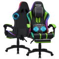 Ergonomic RGB Gaming Chair with Massage & Bluetooth Speakers – Zella Mall™