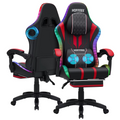 Ergonomic RGB Gaming Chair with Massage & Bluetooth Speakers – Zella Mall™