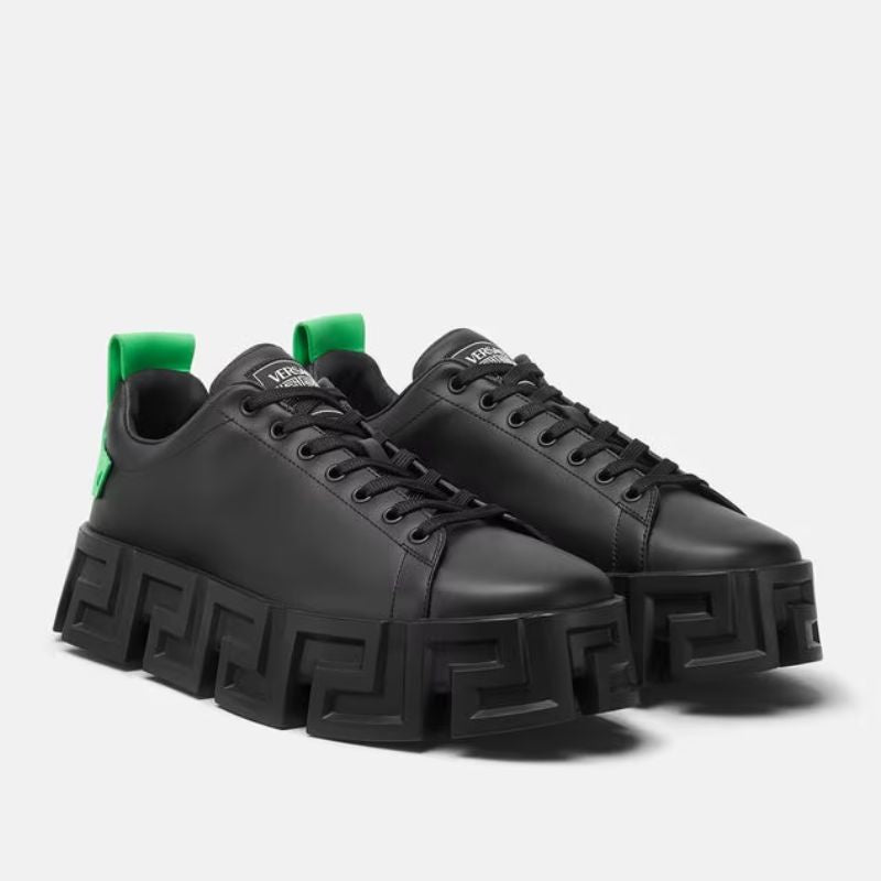 Greca Labyrinth Sneakers Luxury Green+Black