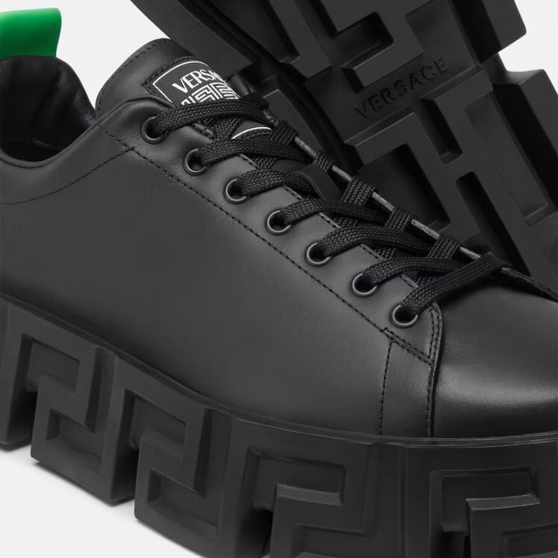 Greca Labyrinth Sneakers Luxury Green+Black