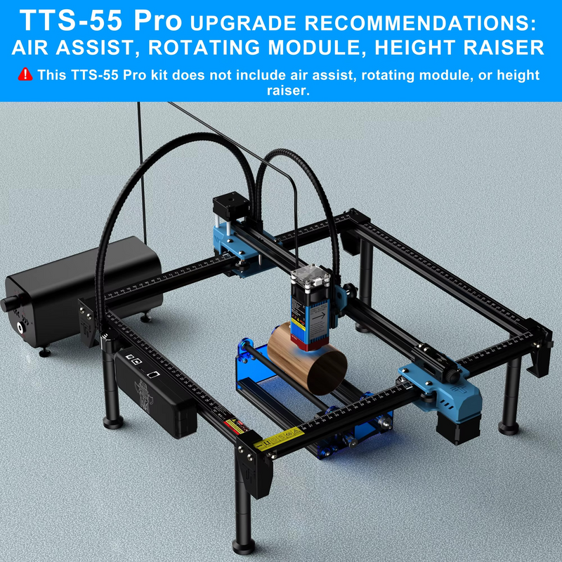 High-Power Twotrees Laser Engraver – 40W/80W CNC Cutter for Metal, MDF & Acrylic with WiFi – Zella Mall™