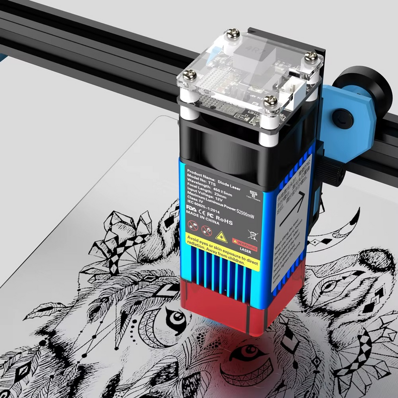 High-Power Twotrees Laser Engraver – 40W/80W CNC Cutter for Metal, MDF & Acrylic with WiFi – Zella Mall™