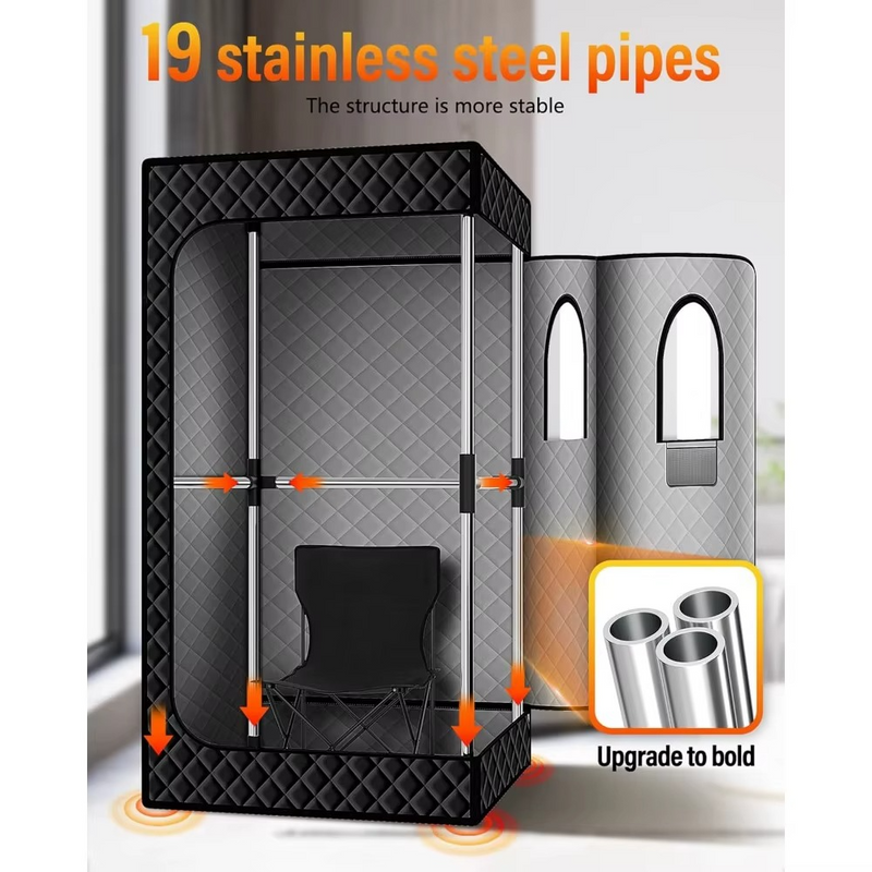 Infrared Sauna Box for Relaxation & Detox with XL Steamer – Zella Mall™