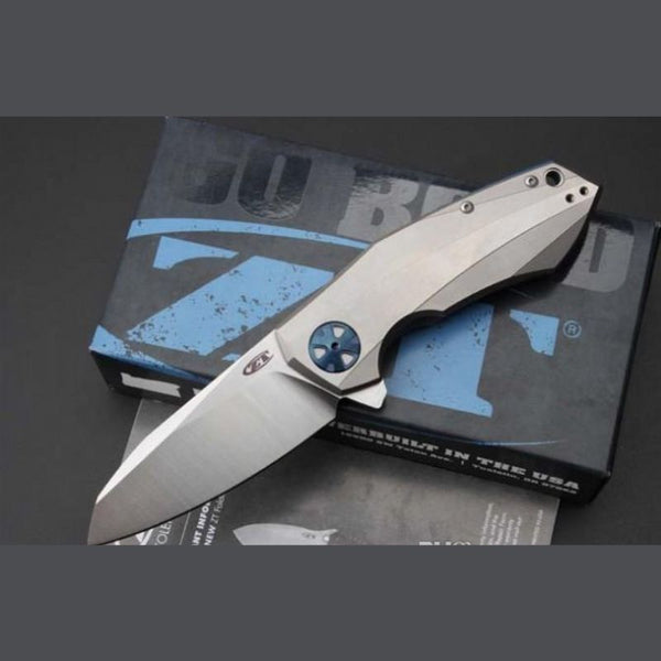 Zero Tolerance ZT0456 Hunting Pocket Knife Silver