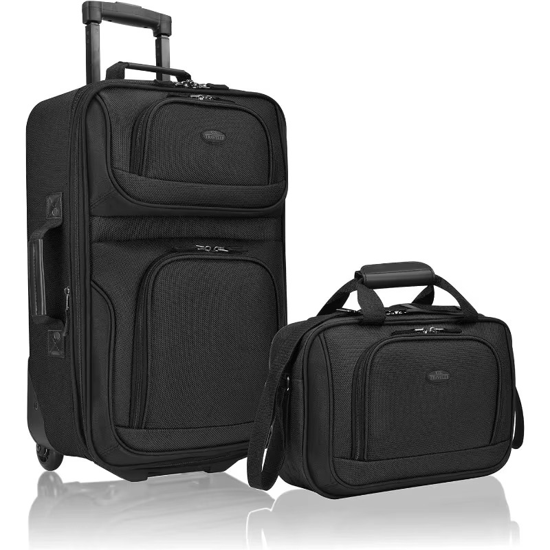 Lightweight Softside Carry-On Luggage Set – Travel Suitcases – Zella Mall™