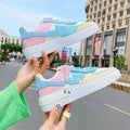 2020 Summer Women Sneakers White Tennis Women Shoes Canvas Slip on Female Row Shoes Platform Flats Casual Ladies Vulcanize Shoes