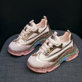 Chunky Sneakers Women Summer Vulcanize Female Fashion Sneakers Lace Basket Femme Dad Platform Breathable Mesh Sneakers for Women