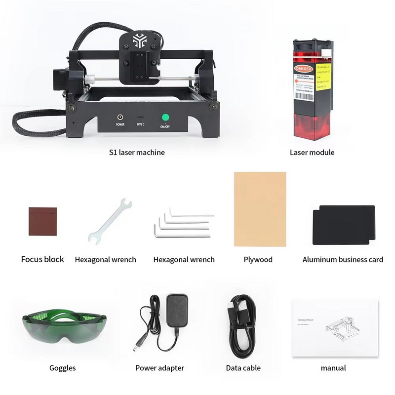 Portable DIY Laser Engraving Machine – ACMER Mini Engraver for Logo, Wood, Glass & More – Zella Mall™