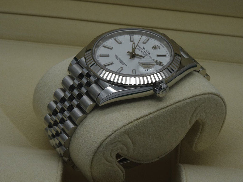 Datejust 41 White Jubilee Men's Watch