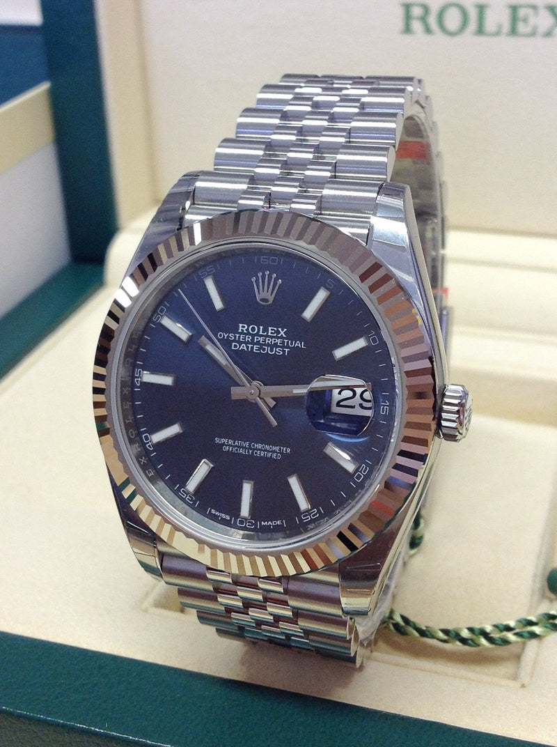 Luxury Watch Datejust 41 Jubilee Blue For Men