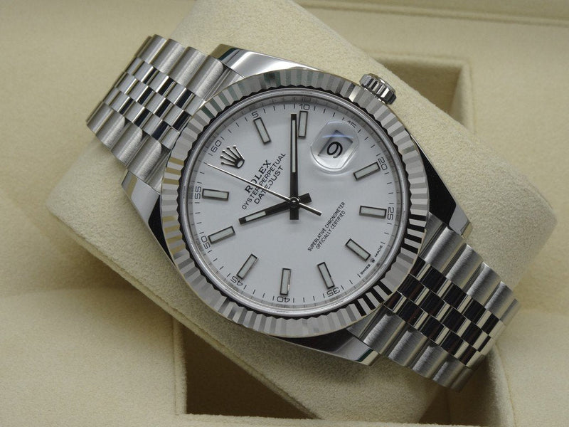 Datejust 41 White Jubilee Men's Watch