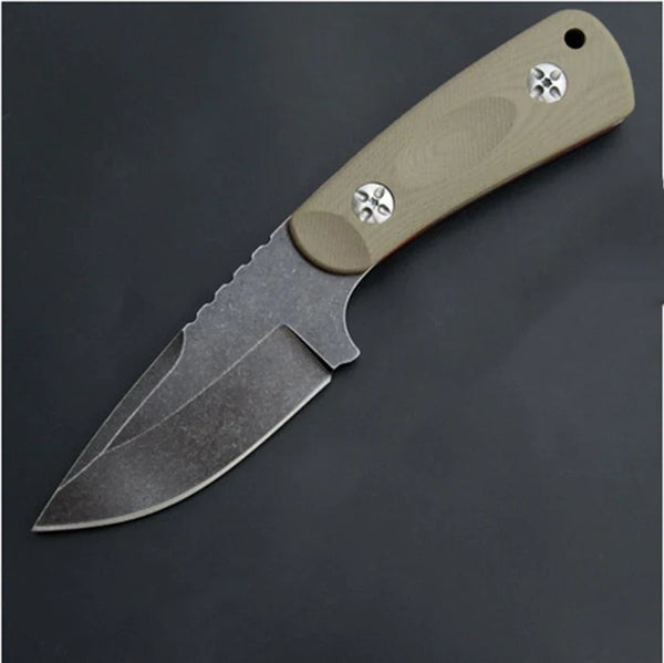 Knife D2 Steel Full Tang Fixed Blade Outdoor Camping Hunting - Zella Mall