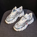 Sneakers Women Spring 2020 Sequined Cloth Bling Breathable Round Toe Leisure Chunky Women Shoes Tenis Feminino Zapatos De Mujer