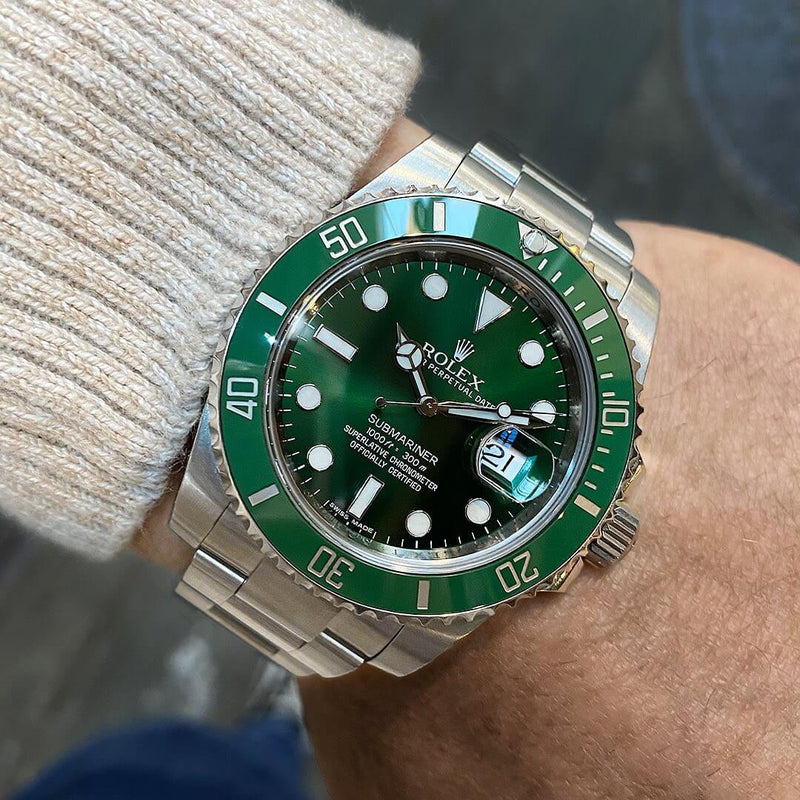 RLX Submariner Green "Hulk" 116610LV Men's Watch