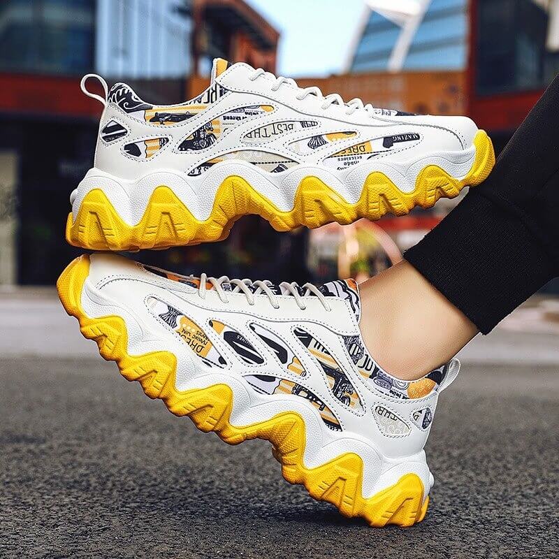 Trend Hot Sale Street Men Shoes Men's Running Shoes Comfortable Breathable Sneakers Urban Outdoor Non-slip Men Sports Shoes
