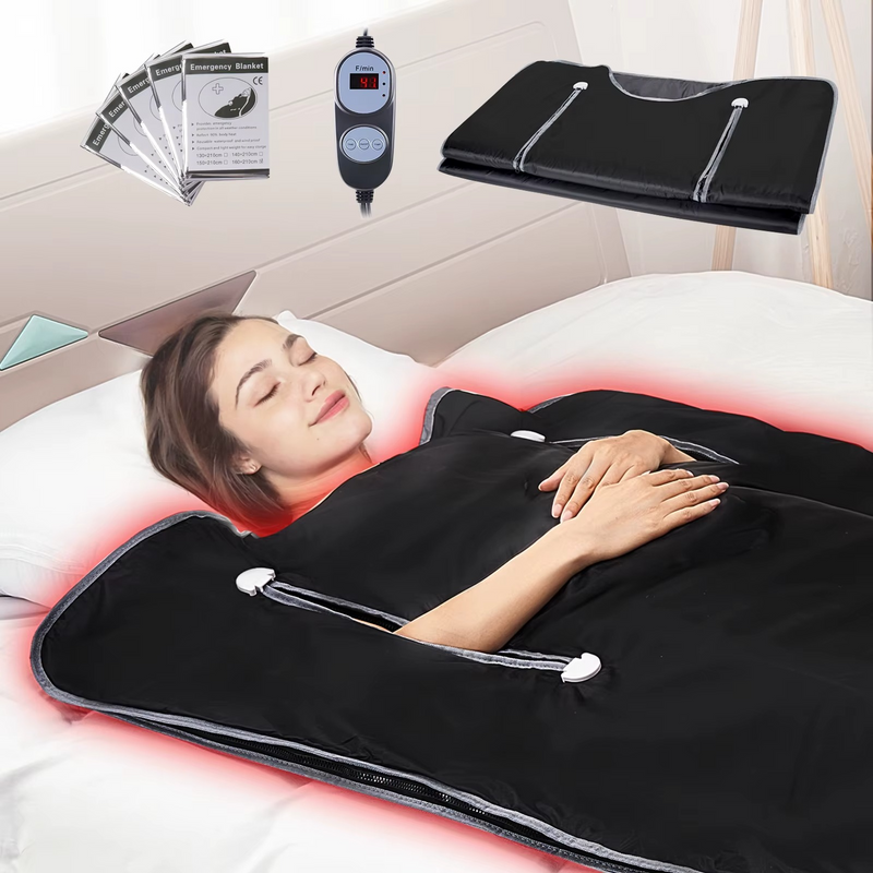 Sauna Blanket for Detox & Relaxation with Adjustable Temperature – Zella Mall™