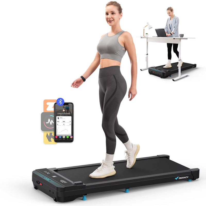 Walking Pad 2-in-1 Treadmill for Home & Office – Quiet Portable Mini Treadmill – Zella Mall™