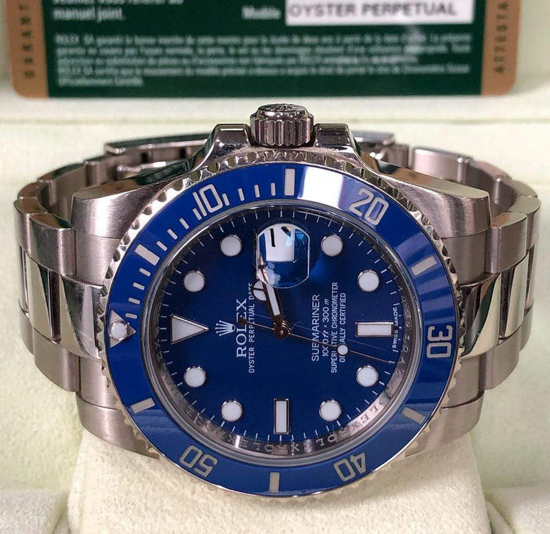 Luxury Watch Submariner Date "SMURF" 116619LB Men's Watch