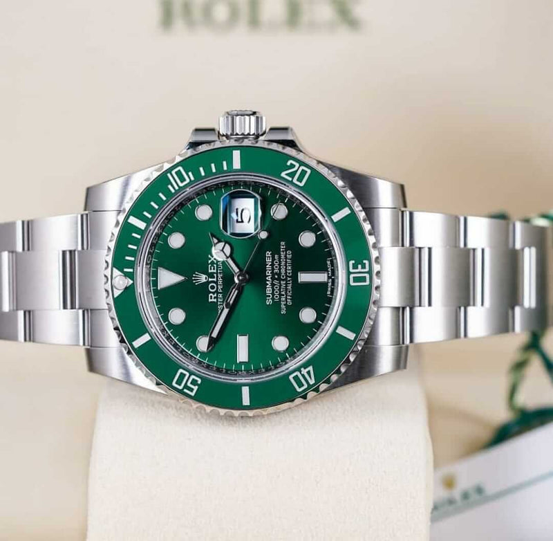 RLX Submariner Green "Hulk" 116610LV Men's Watch
