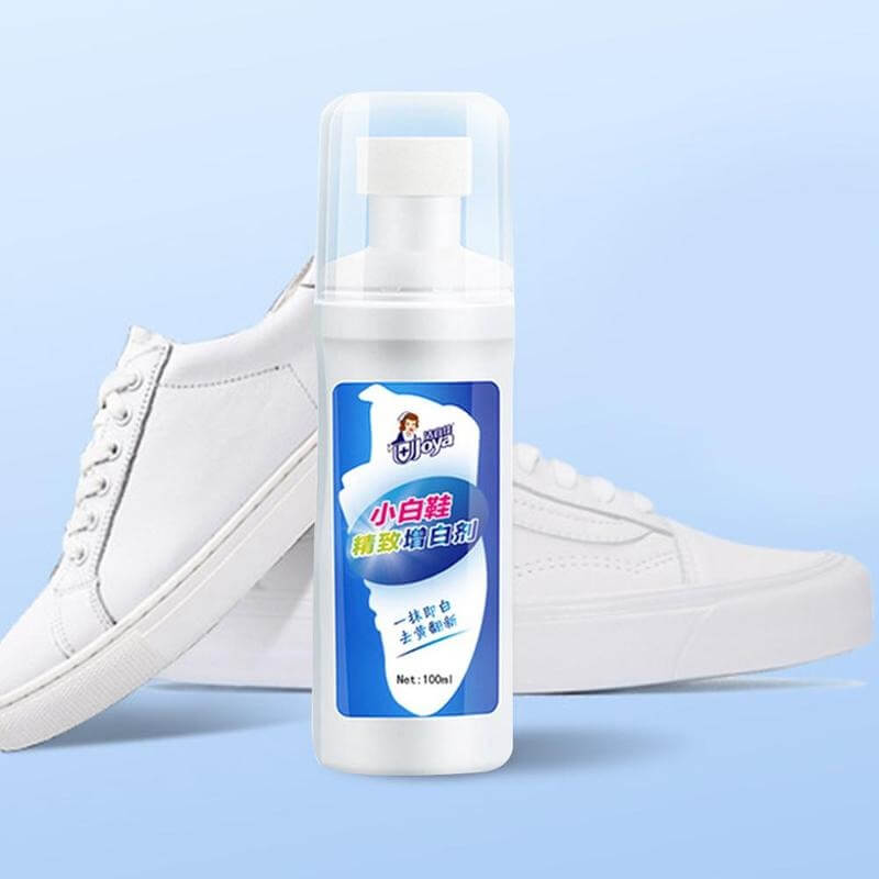 washing shoe whitening spray