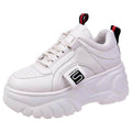 Ulzzang shoe Women Casual, Woman Sneakers Platform Wedges High Heels