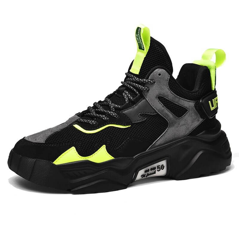 Stylish Running Men Shoes High Top Men's Sneakers Lace Up Sporty Man Shoes Comfortable Mans Sneaker Gym Jogging Athletic Trainer