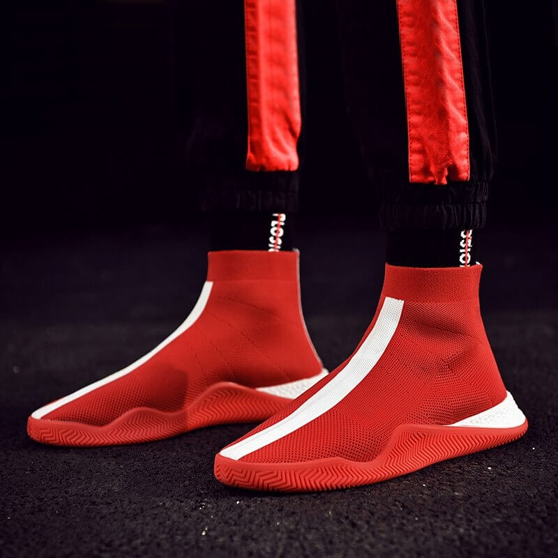 men nevada Breathable Sock Shoe Loafers,