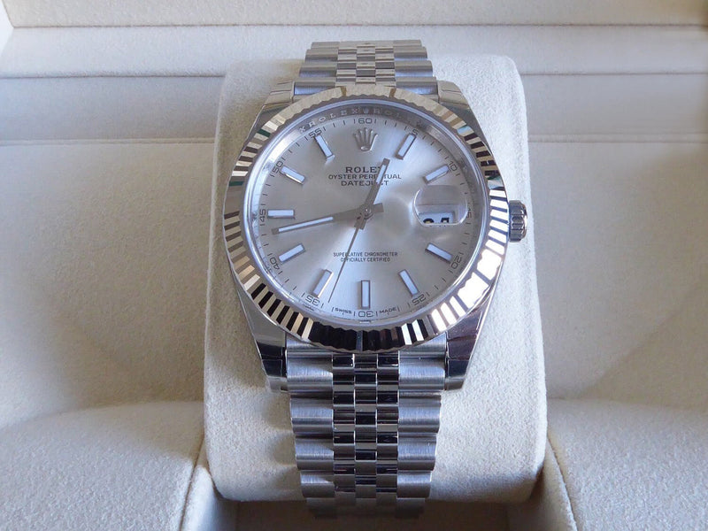 Luxury Watch Datejust 126334-0004 Silver 41 mm For Men