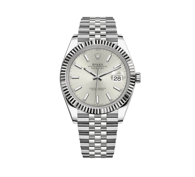 Luxury Watch Datejust 126334-0004 Silver 41 mm For Men