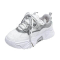 Women Platform Chunky Sneakers Designers Fashion Lace Up Casual Shoes Woman Tennis Basket Female Autumn Vulcanized Shoes 2020